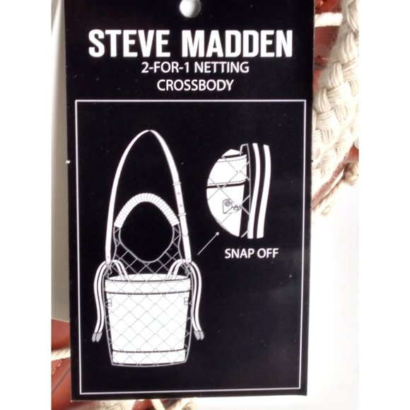Steve Madden ROPE NET BUCKET - Picture 3 of 7